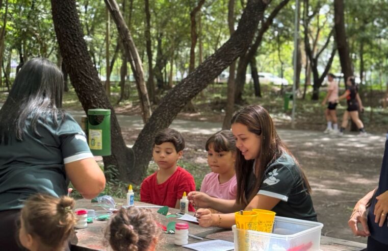Oficina da Natureza Itinerante promove educação ambiental para crianças no Parque Sagarana
