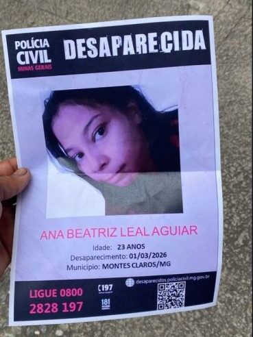 Investigação da Polícia Civil aponta que jovem desaparecida saiu de Montes Claros voluntariamente e embarcou para Belo Horizonte