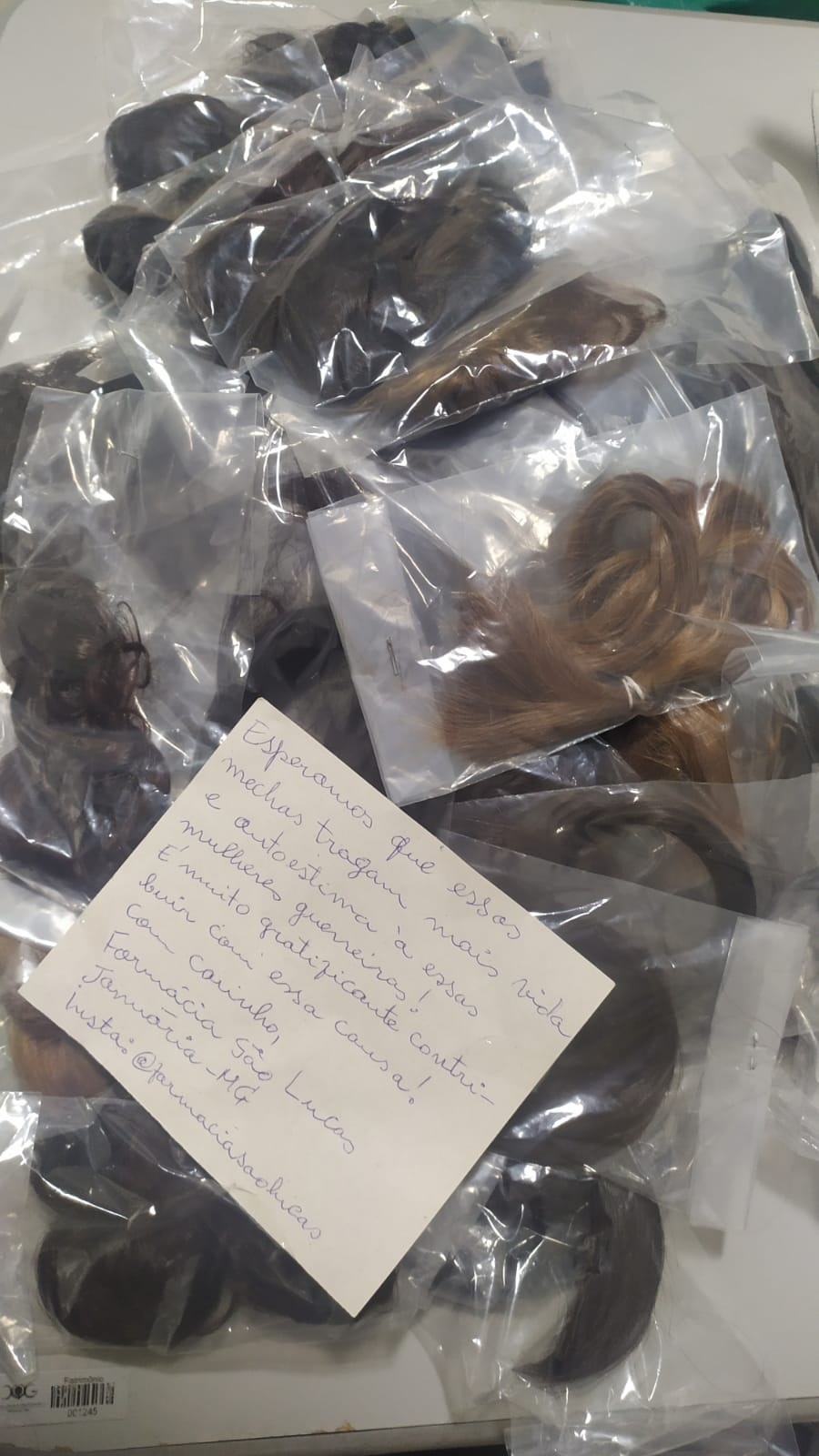 Projeto “Fios de Vida” doa mechas de cabelos para o HDG
