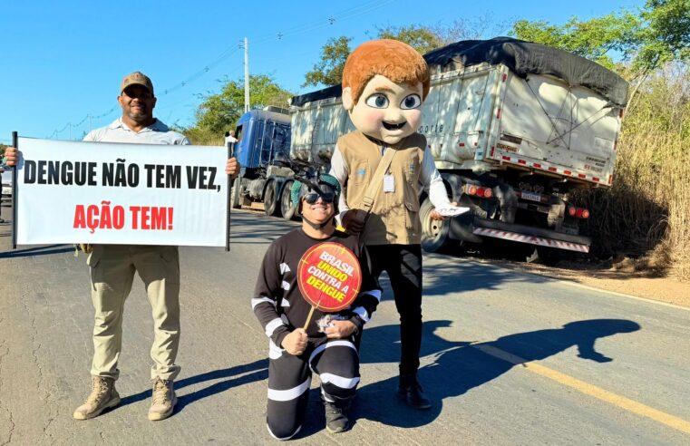 Prefeitura freia o descaso com o lixo em blitz ecológica nas estradas da cidade