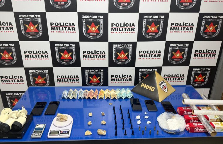 BURITIZEIRO | Polícia Militar desarticula ponto de tráfico e apreende drogas, munições e equipamentos