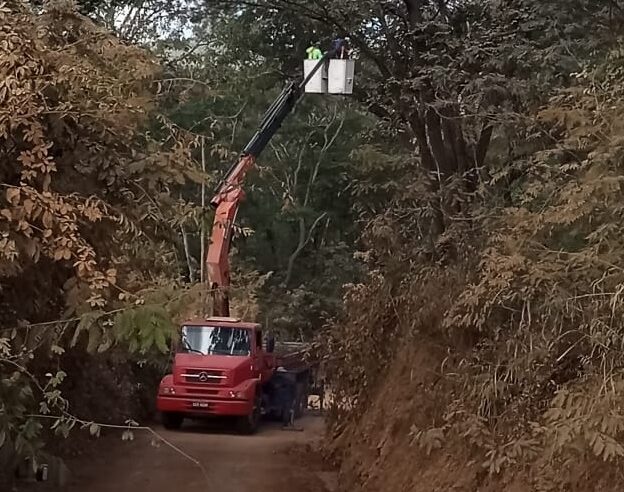 CORTANDO O PROBLEMA PELA RAIZ | Prefeitura realiza poda e supressão regular para tornar as estradas rurais mais seguras e acessíveis