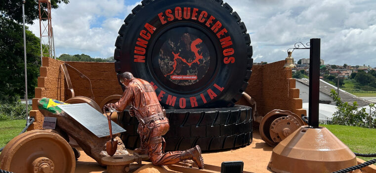 Corpo de Bombeiros de Minas Gerais inaugura memorial para as vítimas do rompimento da barragem em Brumadinho