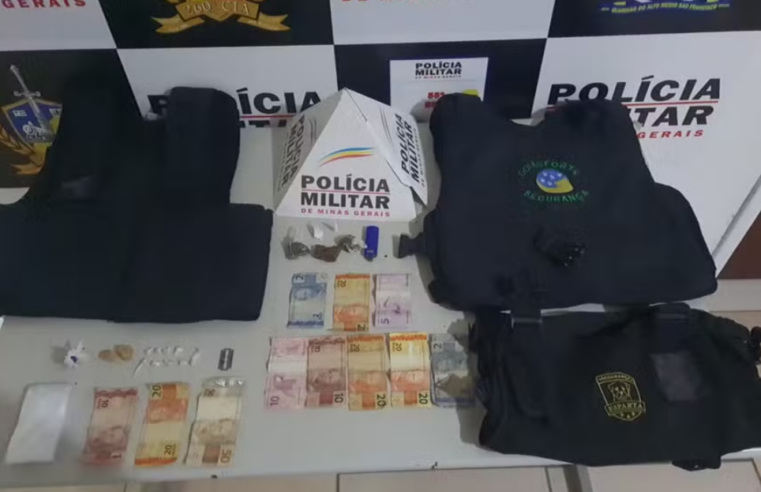 Trio é preso por tráfico de drogas e posse de material bélico em Várzea da Palma