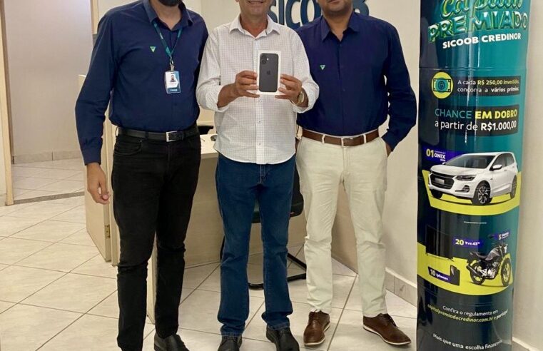 Promoção Capital Premiado do Sicoob Credinor já contemplou cooperados de Montes Claros, Corinto, Lagoa dos Patos e Salinas