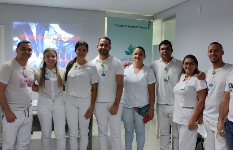 Hospital Dílson Godinho realiza treinamentos de PCR, Traqueostomia e Quimioterapia