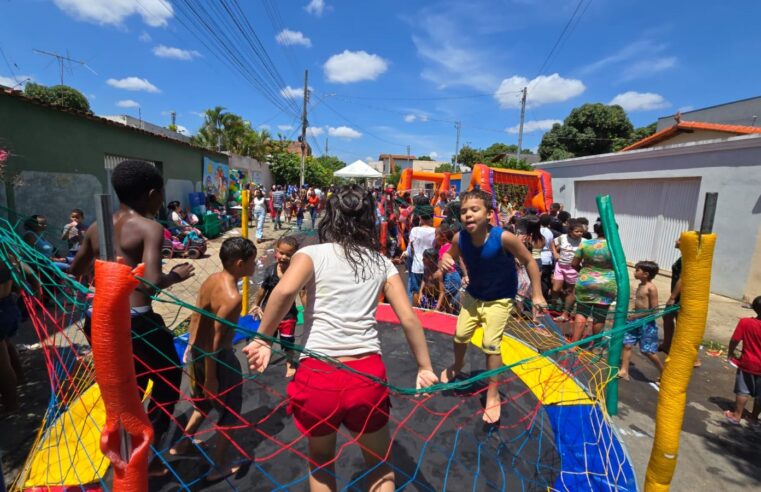 Diversão, cidadania e fortalecimento de vínculos: “Rua de Lazer” mobiliza bairros de Montes Claros e atende mais de 1.200 crianças