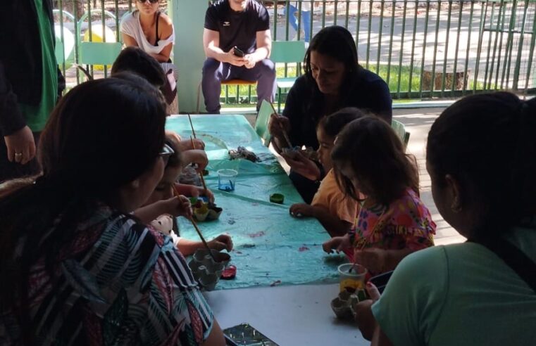 OFICINAS DA NATUREZA | Crianças aprendem sobre coleta seletiva de forma divertida em oficina ambiental