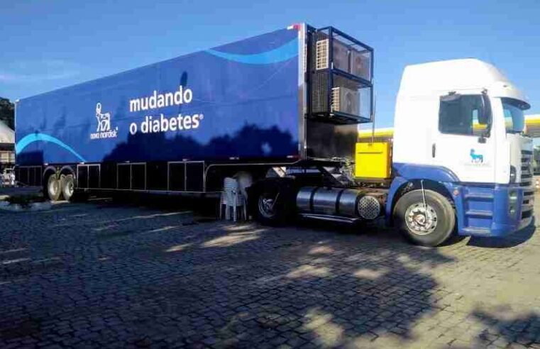 Carreta da Novo Nordisk termina neste domingo, após alcançar 7 mil atendimentos em Montes Claros