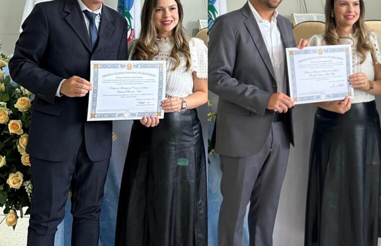 Justiça diploma prefeitos da comarca de Coração de Jesus