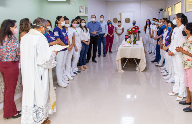 Unidade AVC recebe entronização da imagem de Santa Teresa de Calcutá