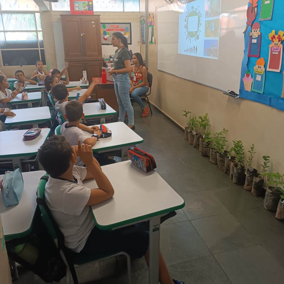 Escola Estadual Dom João Pimenta recebe atividades ambientais