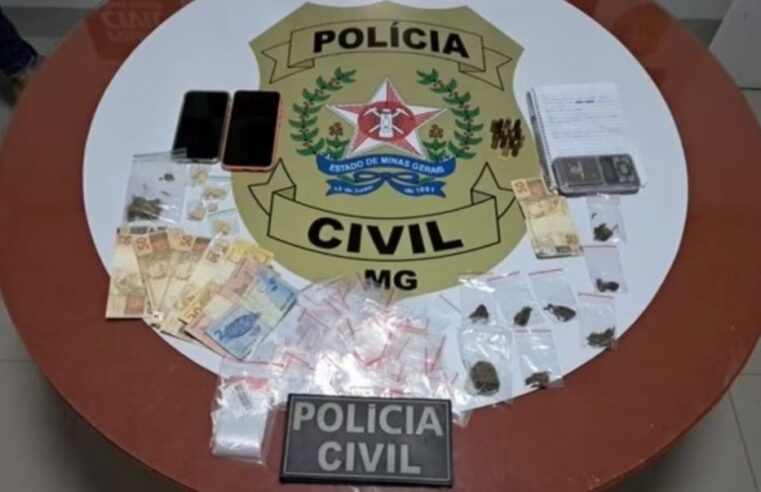 MONTES CLAROS | PCMG prende três homens e apreende munições, drogas e dinheiro