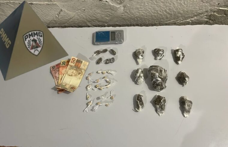 Denúncia anônima leva à prisão por tráfico de drogas e apreensão de entorpecentes em Montes Claros