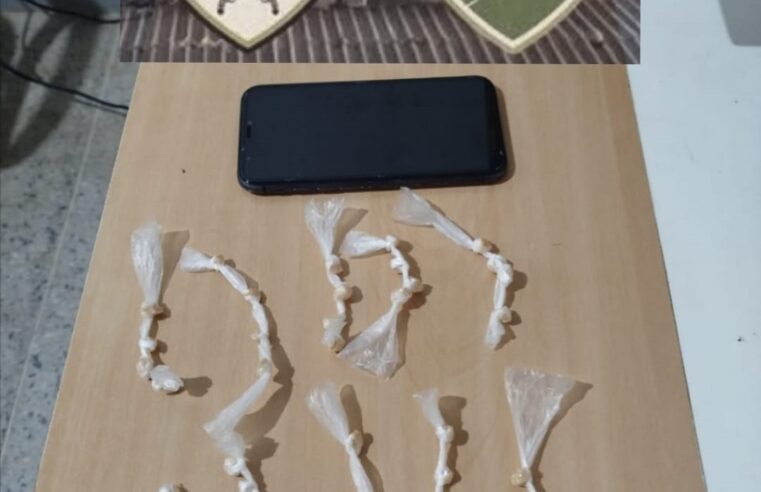 FRANCISCO SÁ | Jovem é preso por tráfico de drogas após abordagem da PM no bairro Vila Santa Maria