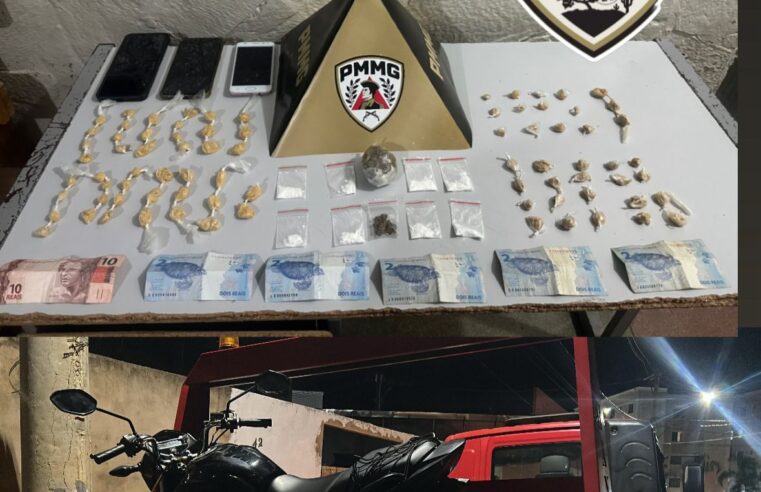 MONTES CLAROS | Polícia Militar apreende grande quantidade de drogas e prende suspeito por tráfico