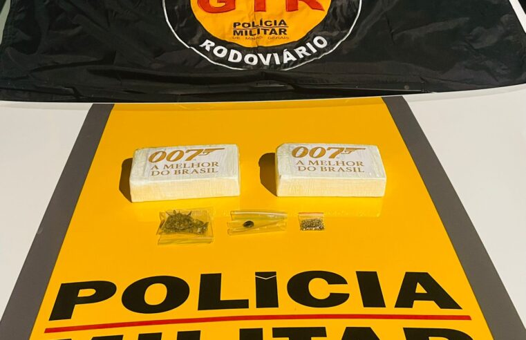 Operação “Sentinela das Estradas” resulta em prisão por tráfico de drogas em ônibus de turismo na MGC-135