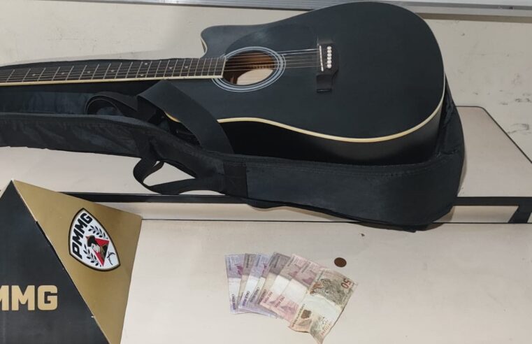 MIRABELA | Polícia Militar prende suspeito de furto e recupera violão