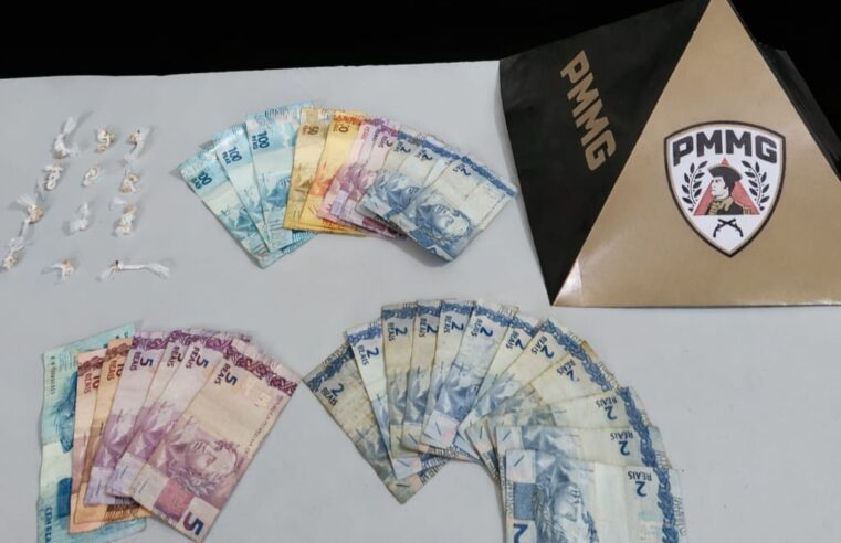 BAIRRO MORRINHOS | Polícia Militar apreende drogas e dinheiro durante patrulhamento