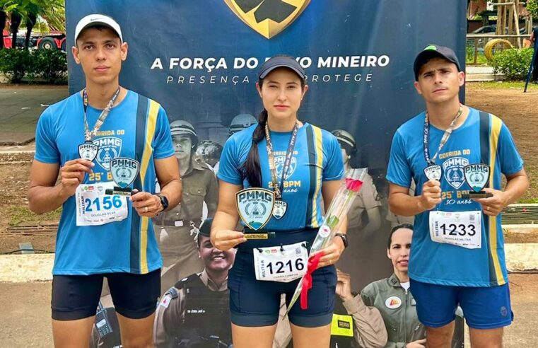 Militares da 14ª Região da Polícia Militar sobem ao pódio em corrida comemorativa aos 30 anos do 25º BPM em Sete Lagoas
