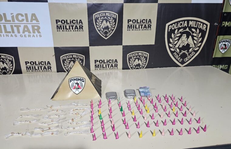 Polícia Militar prende suspeito e apreende drogas durante operação em Januária