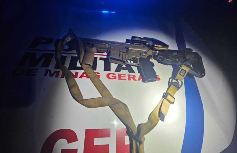 Polícia Militar apreende fuzil durante ocorrência na LMG-657, em Montes Claros, e suspeito morre após confronto