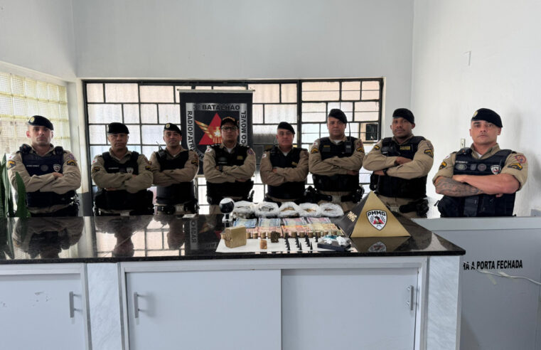 Polícia Militar realiza operação em Diamantina, prende suspeito e desarticula ponto de tráfico de drogas