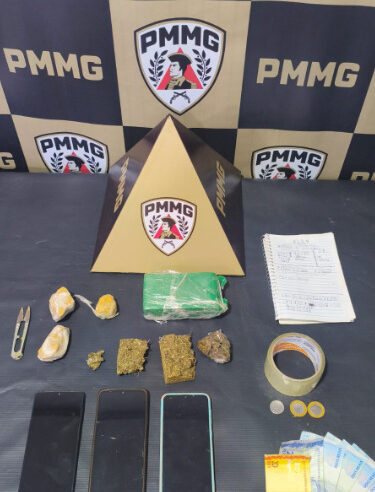 PM prende suspeitos e apreende drogas em Porteirinha