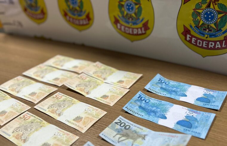 Polícia Federal flagra recebimento de cédulas falsas em Bocaiuva/MG; homem é preso em flagrante
