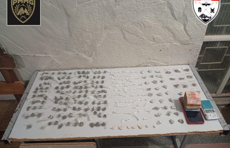 MONTES CLAROS | Polícia Militar prende suspeita e apreende drogas no Bairro Vila Campos