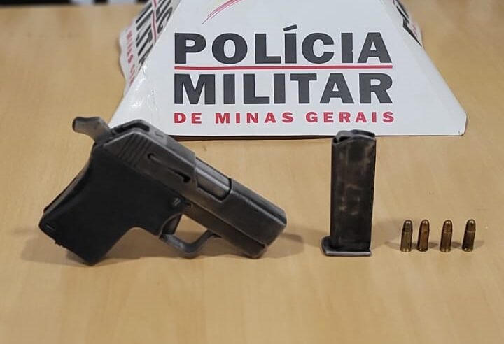 Polícia Militar prende pai e filho e apreende arma de fogo após ameaça em Montes Claros