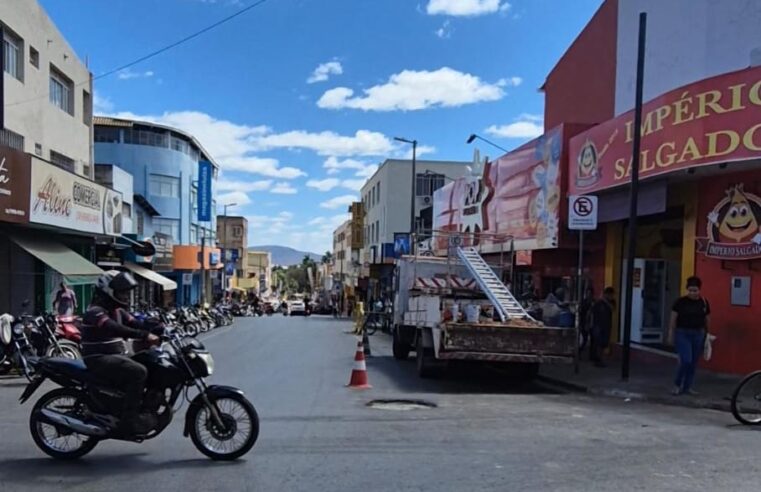 Nova sinalização semafórica moderniza cruzamento no centro de Montes Claros e promete mais segurança e fluidez ao trânsito