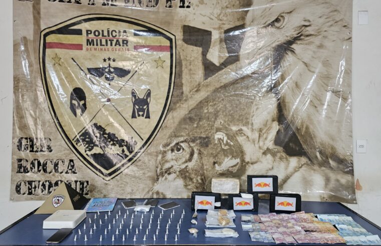 Polícia Militar prende suspeitos e apreende grande quantidade de drogas em Montes Claros