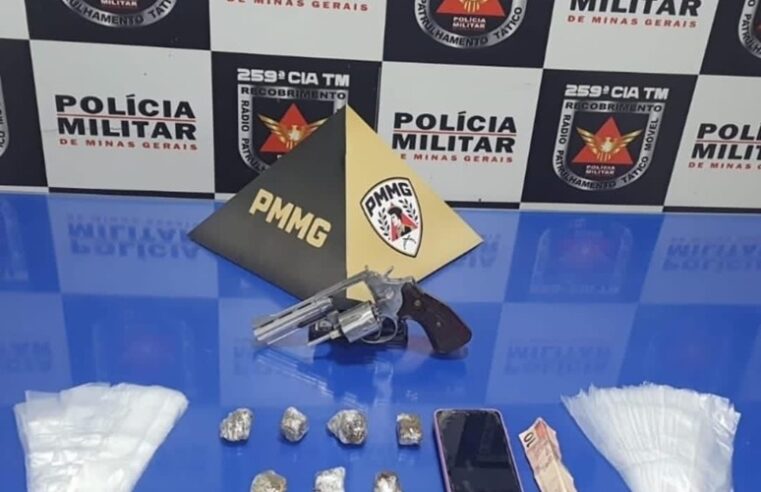 PIRAPORA | Polícia Militar prende autor de homicídio e apreende drogas e arma de fogo durante operação