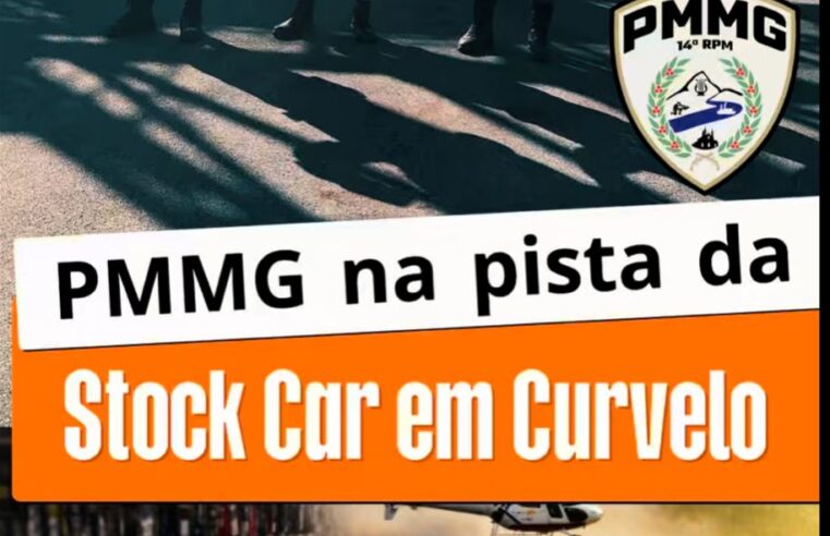 PMMG une tecnologia de ponta e integração comunitária durante etapa da Stock Car em Curvelo
