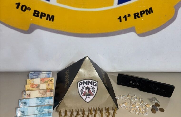 MONTES CLAROS | Polícia Militar apreende drogas e procura suspeito após fuga