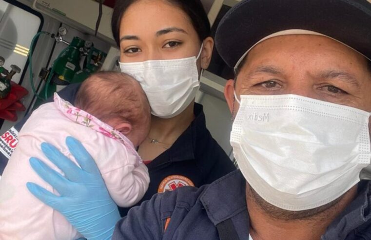 MONTES CLAROS | Equipe do SAMU salva bebê de 27 dias engasgada com leite materno