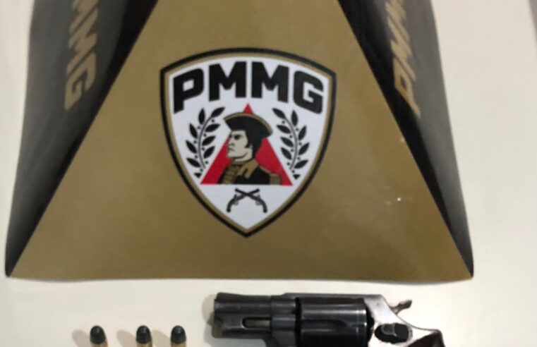 Polícia Militar flagra suspeito com dois revólveres e munições em Inimutaba