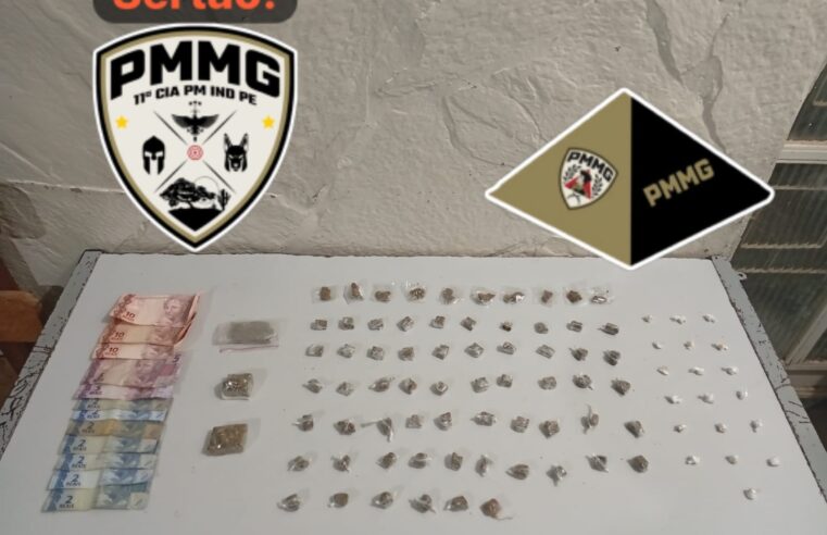 BAIRRO CHIQUINHO GUIMARÃES | Polícia Militar prende suspeitos e apreende substâncias semelhantes a drogas