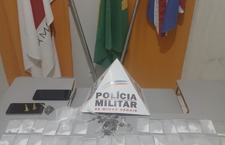Polícia Militar prende suspeito e apreende drogas durante operação em Bonito de Minas