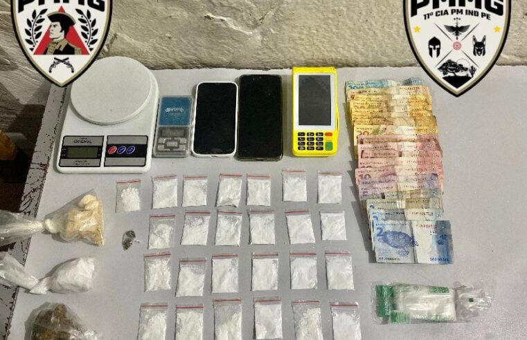 MONTES CLAROS | Polícia Militar prende suspeitos e apreende substâncias semelhantes a drogas