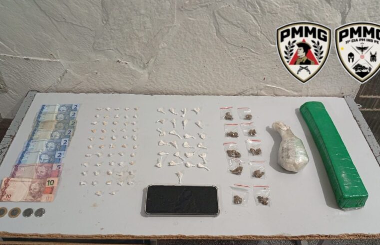 MONTES CLAROS | Polícia Militar prende suspeito e apreende substâncias semelhantes a drogas
