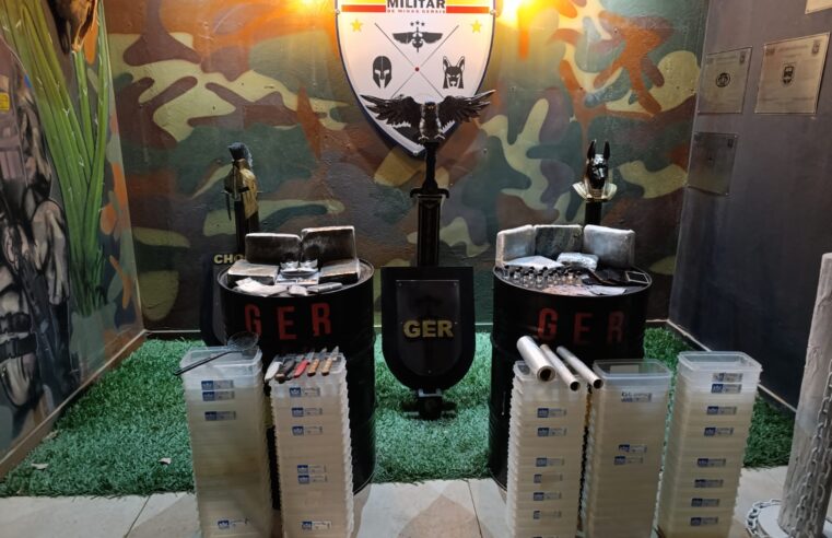 MONTES CLAROS | Polícia Militar prende suspeita, apreende grande quantidade de drogas e desarticula laboratório de refino