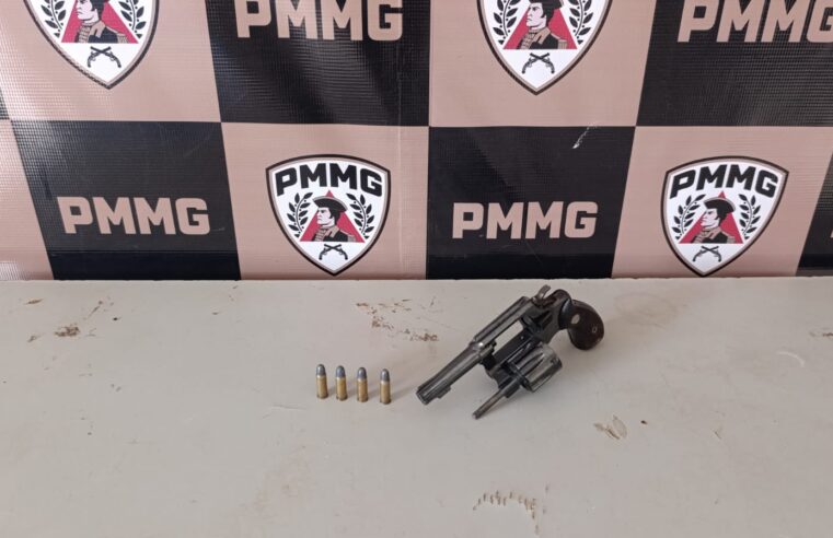 TAIOBEIRAS | Polícia Militar prende homem suspeito de ameaça e porte ilegal de arma de fogo