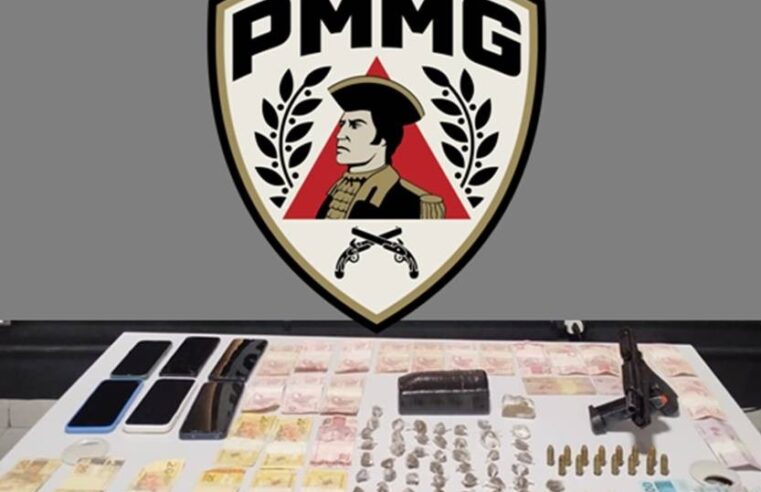 Polícia Militar prende suspeitos de envolvimento com homicídios e apreende drogas, arma e munições em Janaúba