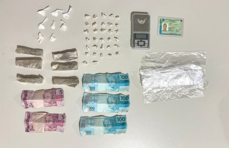 MONTES CLAROS | Polícia Militar realiza operação no bairro Alice Maia e prende suspeito por tráfico de drogas