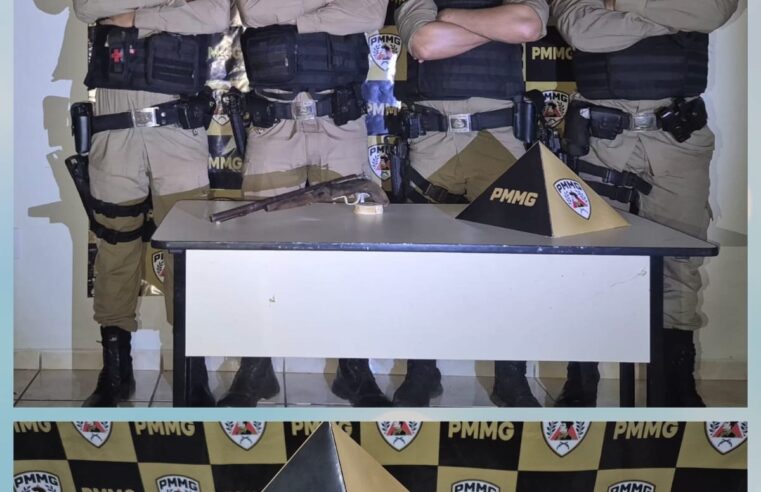 CARBONITA | Polícia Militar apreende arma de fogo durante operação preventiva