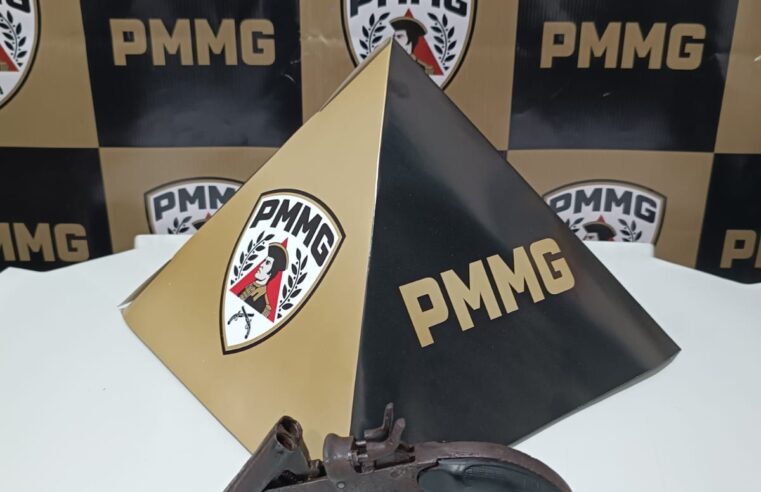 Polícia Militar prende suspeito por porte ilegal de arma de fogo na zona rural de Santo Antônio do Itambé