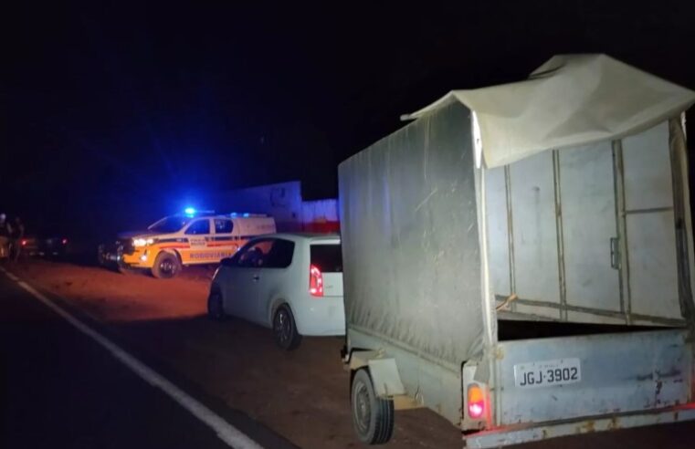 BRASÍLIA DE MINAS | Homem é preso com reboque adulterado durante fiscalização na MG-402