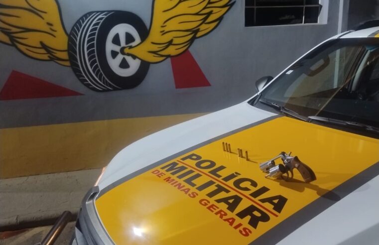 IBIAÍ | Polícia Militar prende homem por porte ilegal de arma de fogo na LMG-674